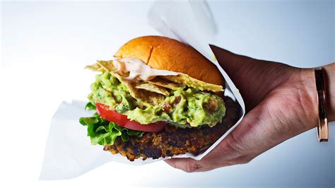 Veggie Guacamole Burger Recipe By Chloe 